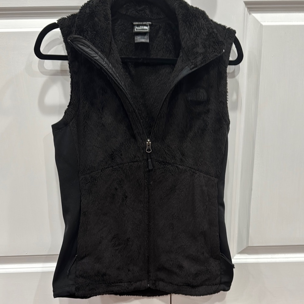 Women's Black Fleece Vest